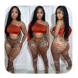 Skinny Pant with Top Set